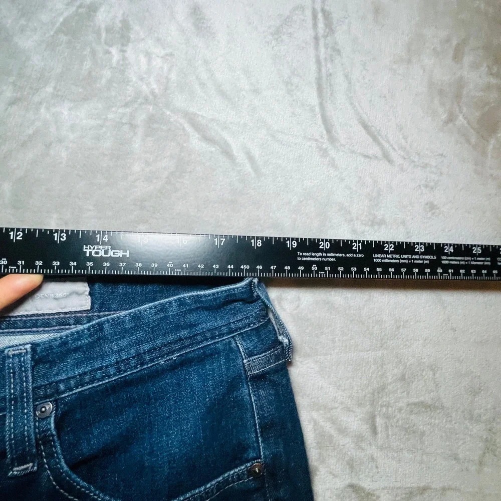 AG Adriano Goldschmied Denim 360 Straight Leg Jeans Indigo Stretch Made in Japan